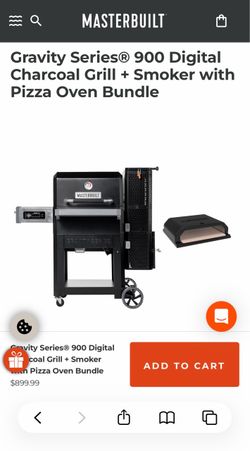 Masterbuilt Gravity Series 900 Charcoal Grill + Smoker Bundle