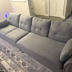 Grey Sectional Couch For Sale - $50!