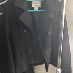 American Rag Women's Black XL Peacoat 100% Free !! 