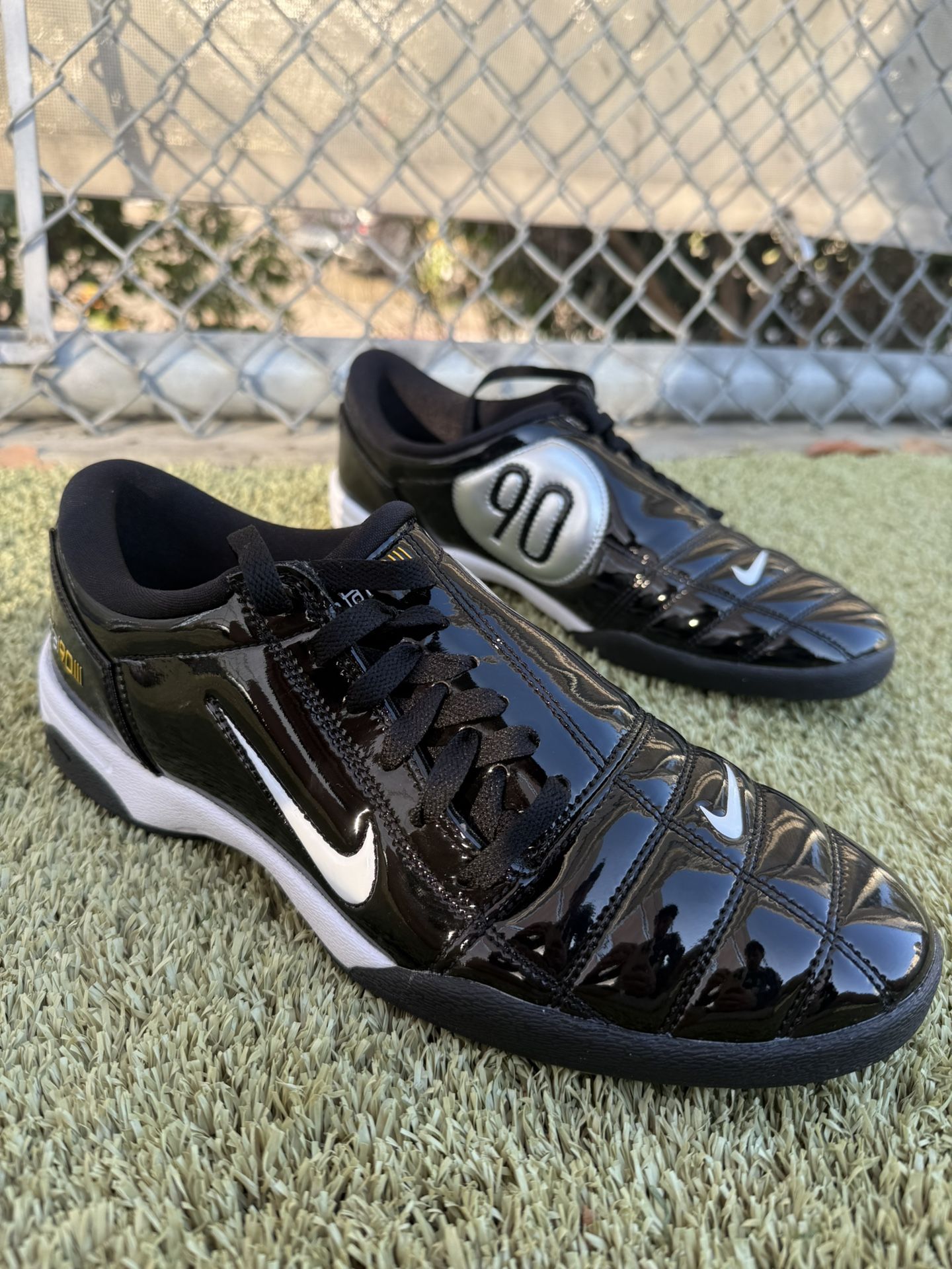 Nike total 90 3 Black Turf cleats/outdoor shoes