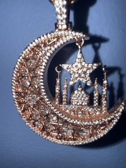 Rose Gold Jewelry (pendant + rope chain)