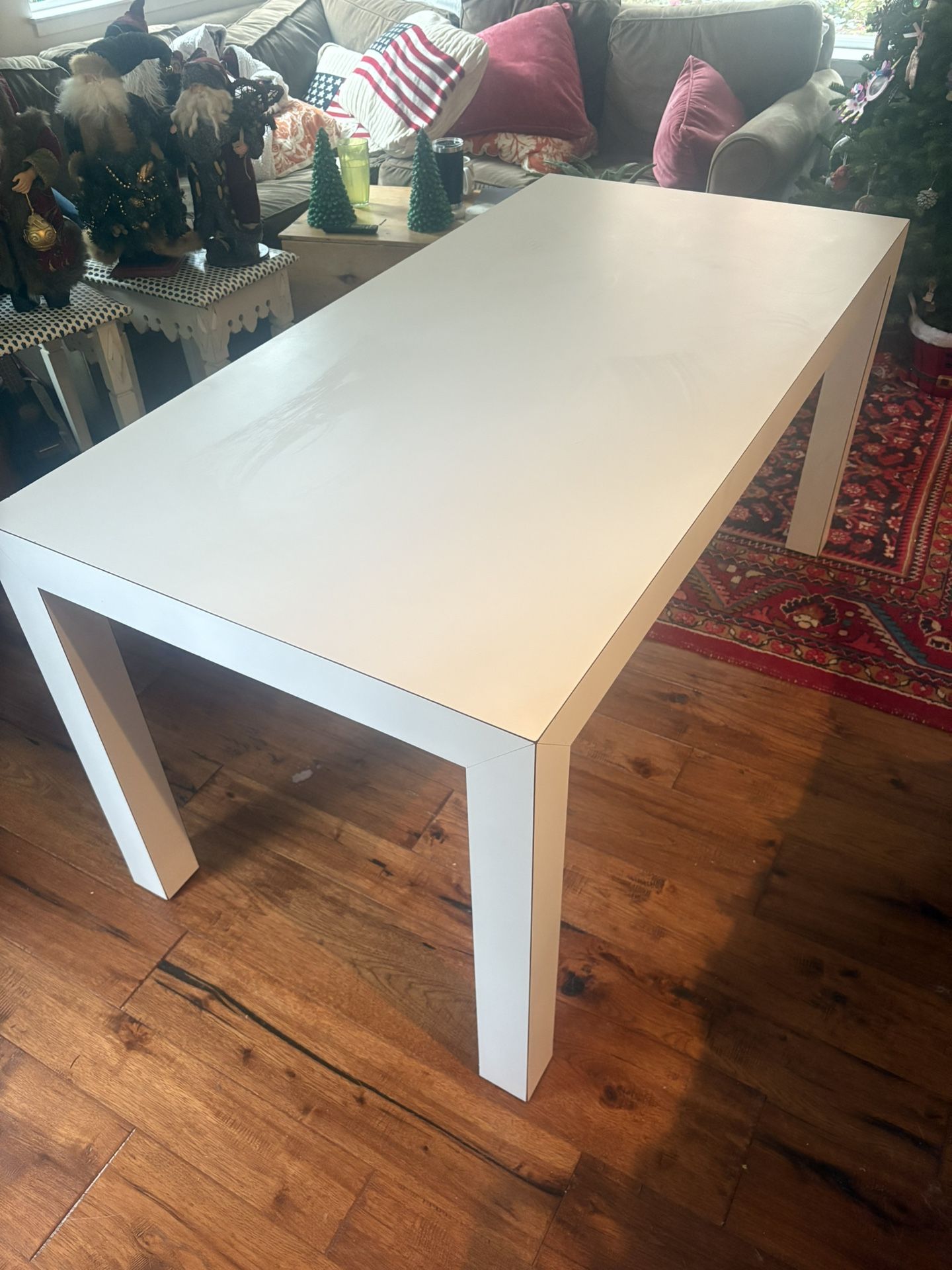 White Dining Table 