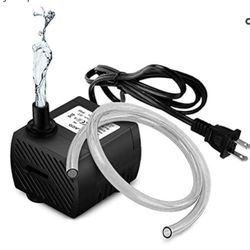 5W Mini Submersible Water Pump for Aquarium Fish Tank, Pond, Fountain, Hydroponics