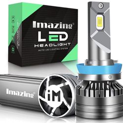 Imazing LED Headlight Bulbs, 80W 12000 Lumens Bright LED Headlights Conversion Kit 6500K Cool White Pack of 2 (2022 Version)
