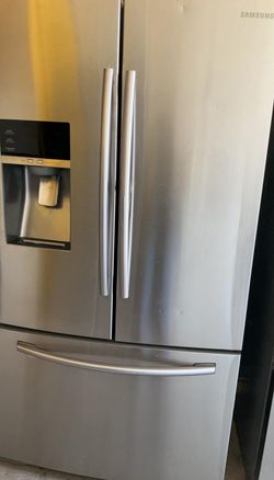 Samsung 3-Door Silver Refrigerator
