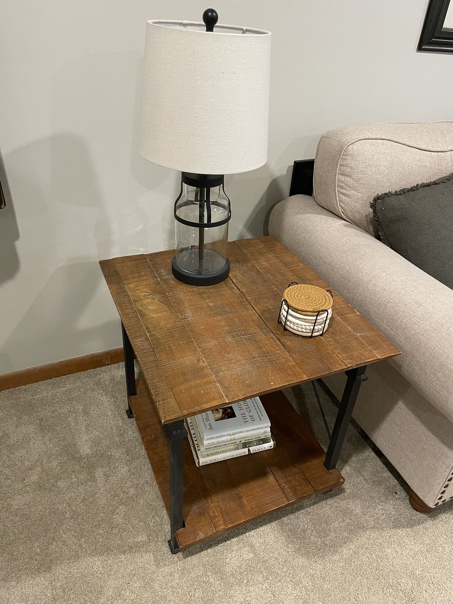 Wood Side Table