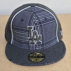 *New* Era LA Dodgers 59FIFTY Day Tweed Retro Crown Hat sz 7 1/4 Pristine Condition