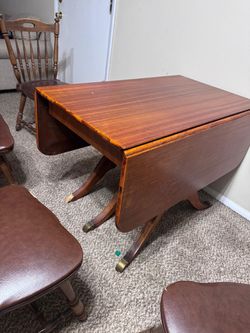 Drop-Leaf Dining Table