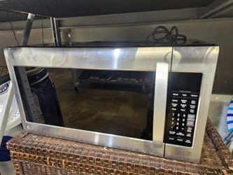 Used Stainless Steel LG Microwave Oven