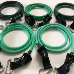 NEW Home Cables Resistance Bands Set (stackable 150lbs & hypoallergenic)