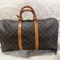 AUTHENTIC Louis Vuitton -Malletier -duffle bag 20”Lx 15”H