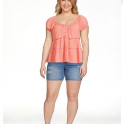 No Boundaries Peasant Blouse