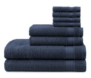 8 Pcs Towel Set (see 2nd Pic For Sizes)