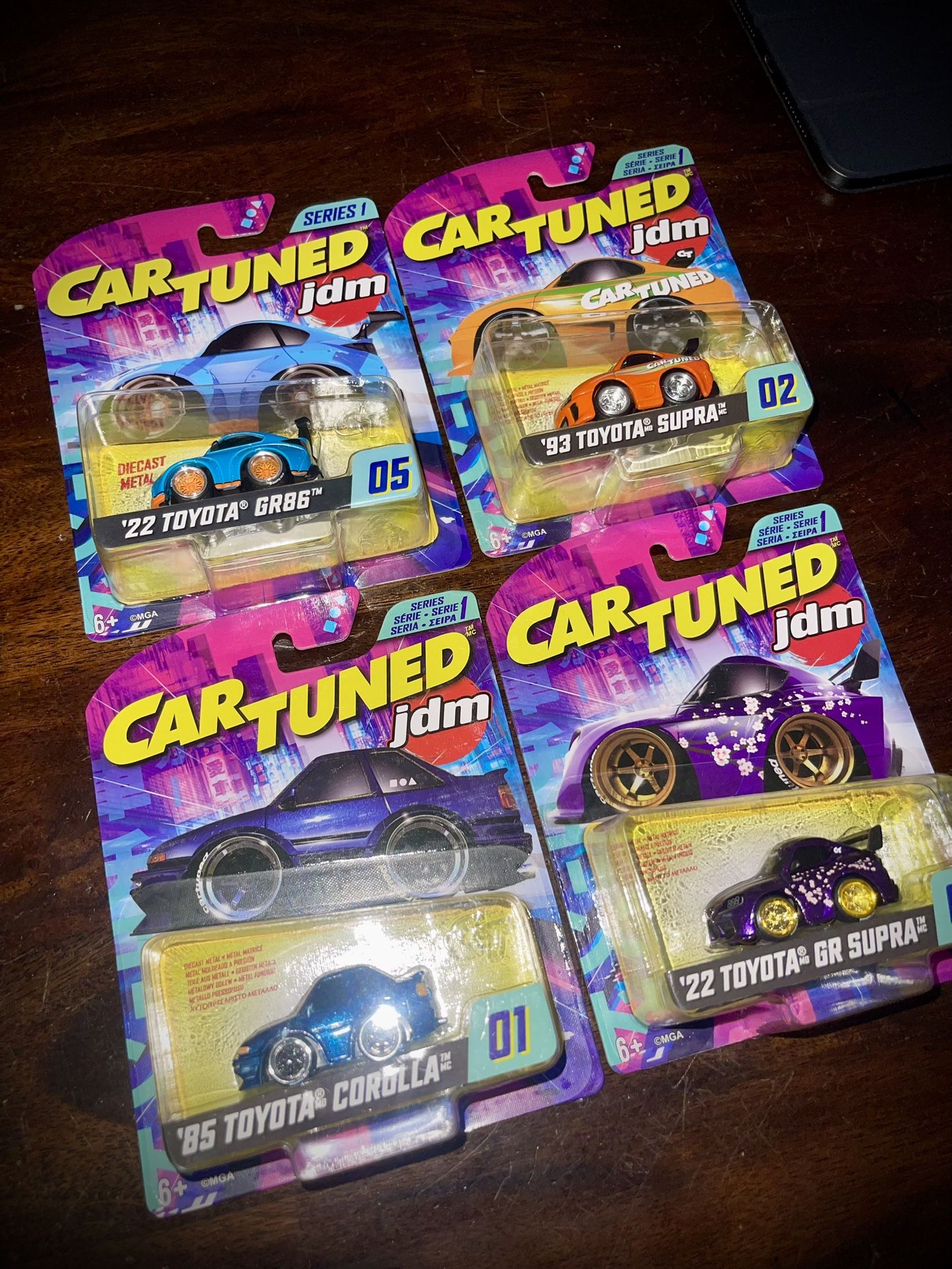 Set Of 4 Car Tuned JDM