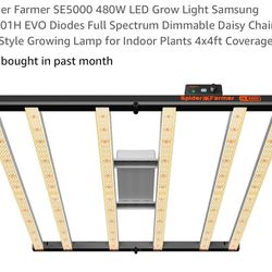 Spider Farmer SE5000 LED Grow Light - BRAND NEW!