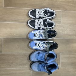 Jordan 4’s, 6’s, Dunks