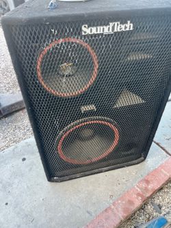 I have a DJ speaker sound  Tech  The main speaker in the bottom was the 18 inch and the top one is a 10 inch and I have an extra shrimp Vega 18 inch