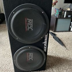 12" Terminator Subs And Amp With Kit