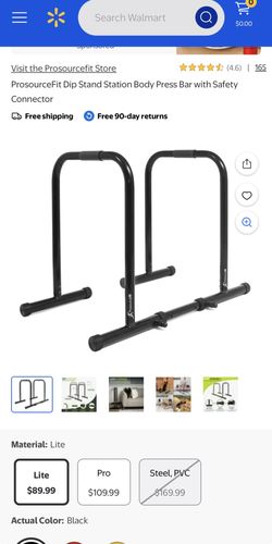 Ejercicio Tubos/ Dip Bars / Fitness Bars 