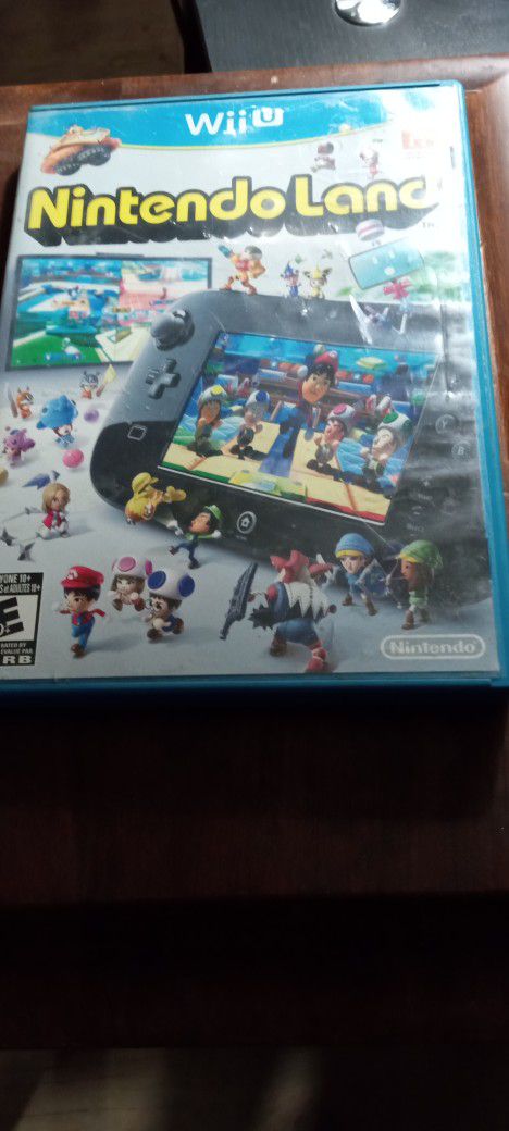 Wii U Nintendo Land Game $25 With SAME DAY SHIPPING THROUGH OFFERUP 