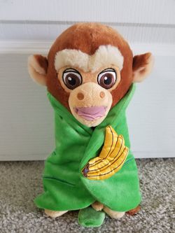 Disney Babies Monkey In Blanket 10" From Tarzan Plush Stuffed