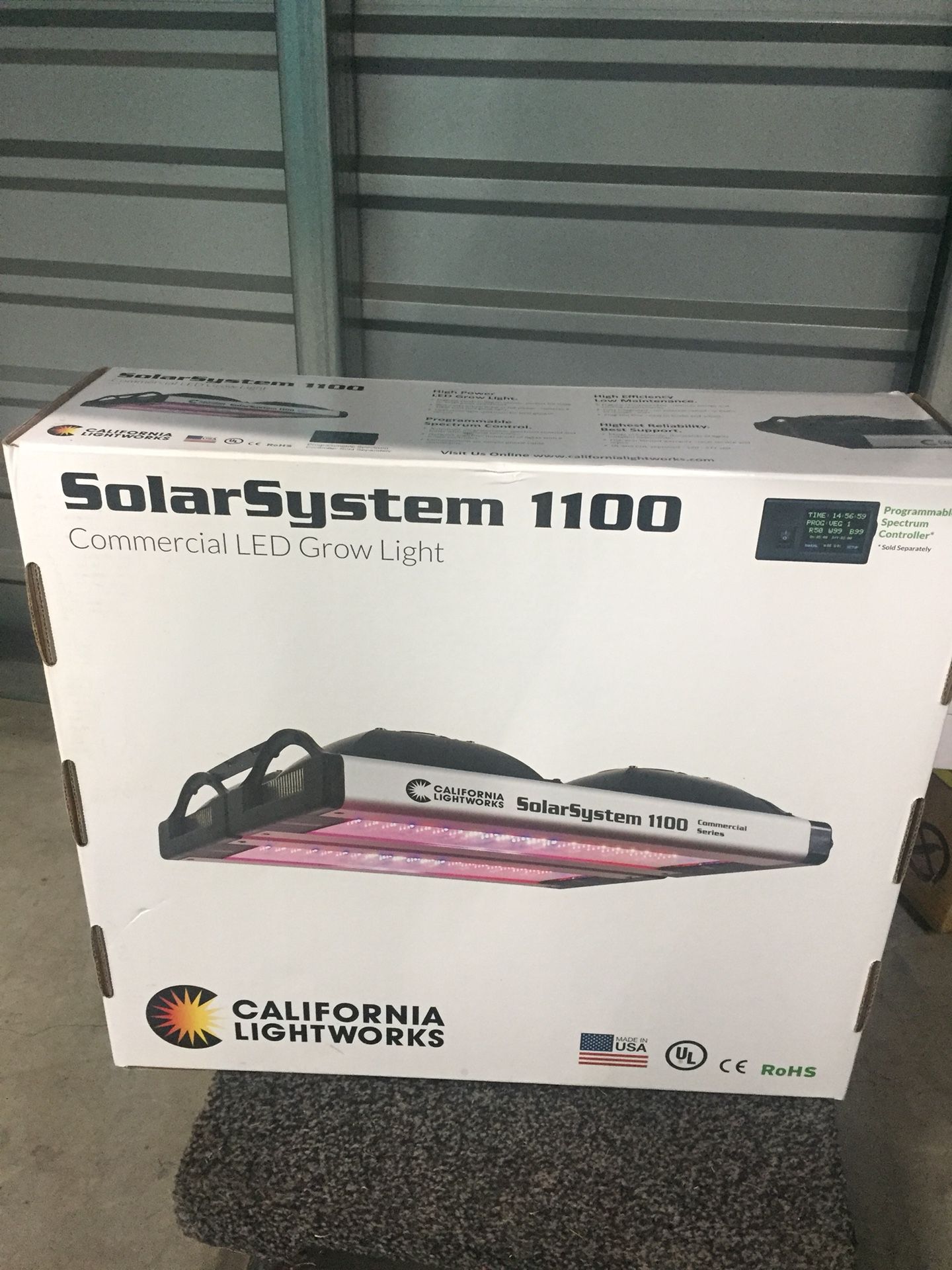 Hydroponic led grow light California lightworks solar system 1100 led full spectrum