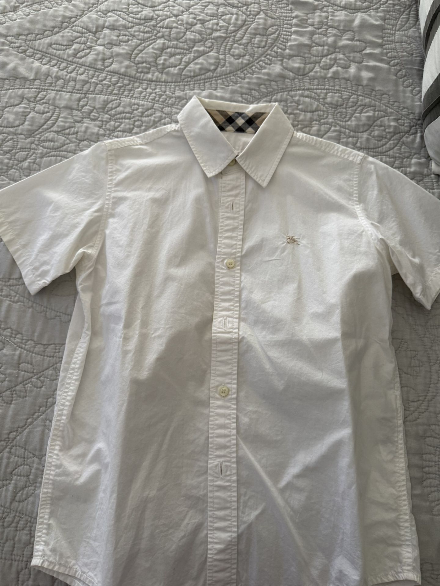 Authentic Burberry Kids Shirt Short Sleeve