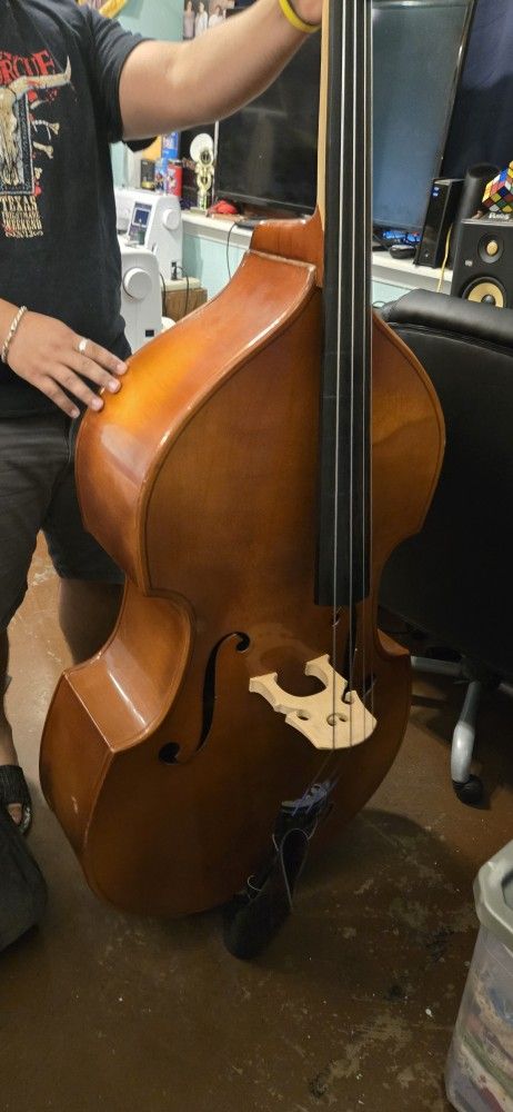 Wilhelm Eberle 3/4 Stand-Up Double Bass (ca. 1990s) – Made in Germany
