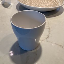 White Ceramic planter