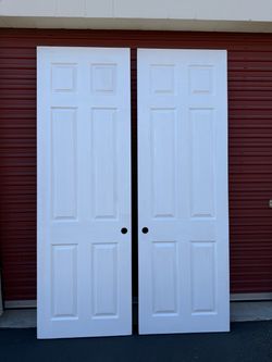 30”w, X 93 5/8, Interior panels closet doors