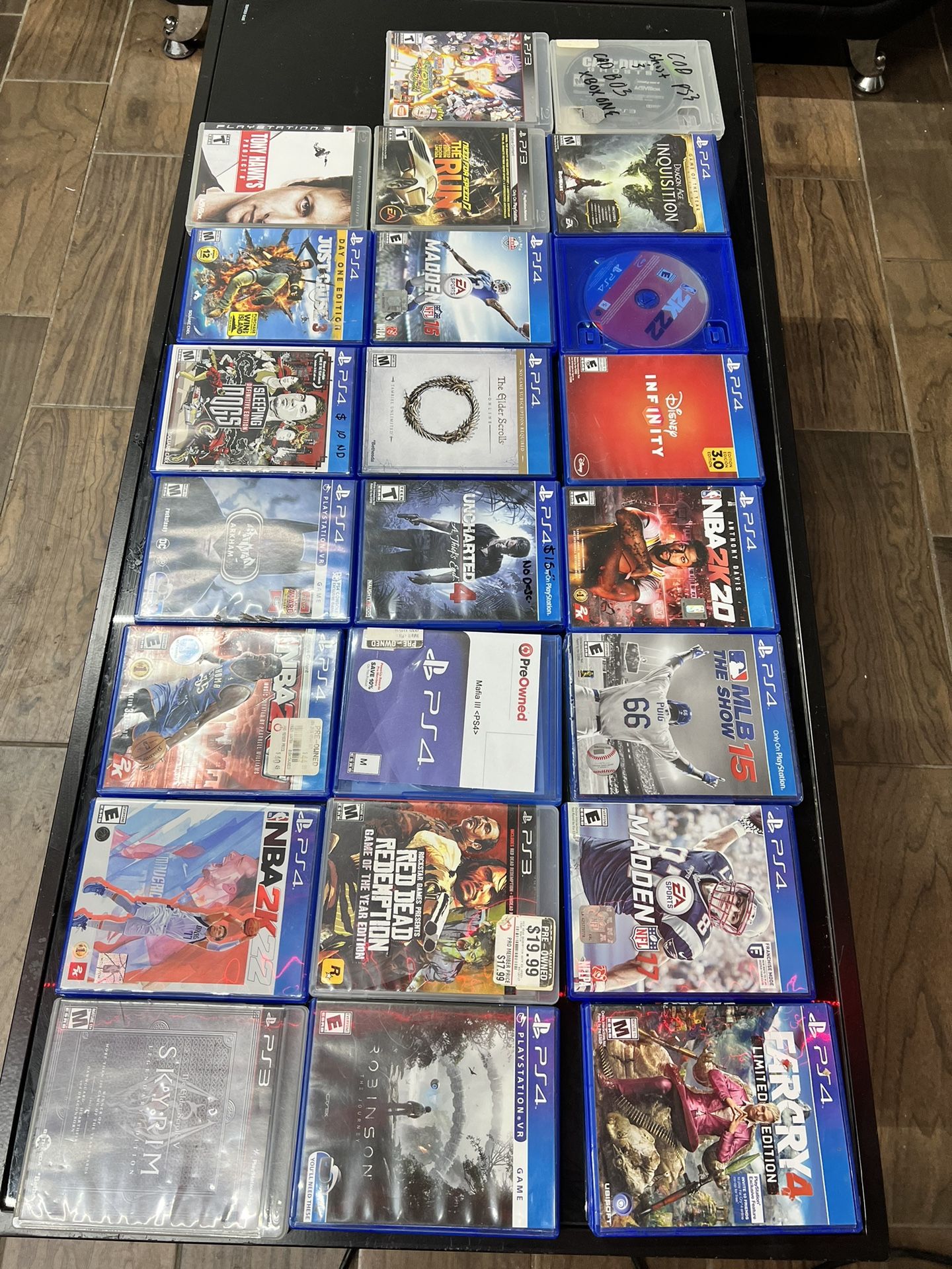 141 GAMES PS2,PS4,XBOX360 