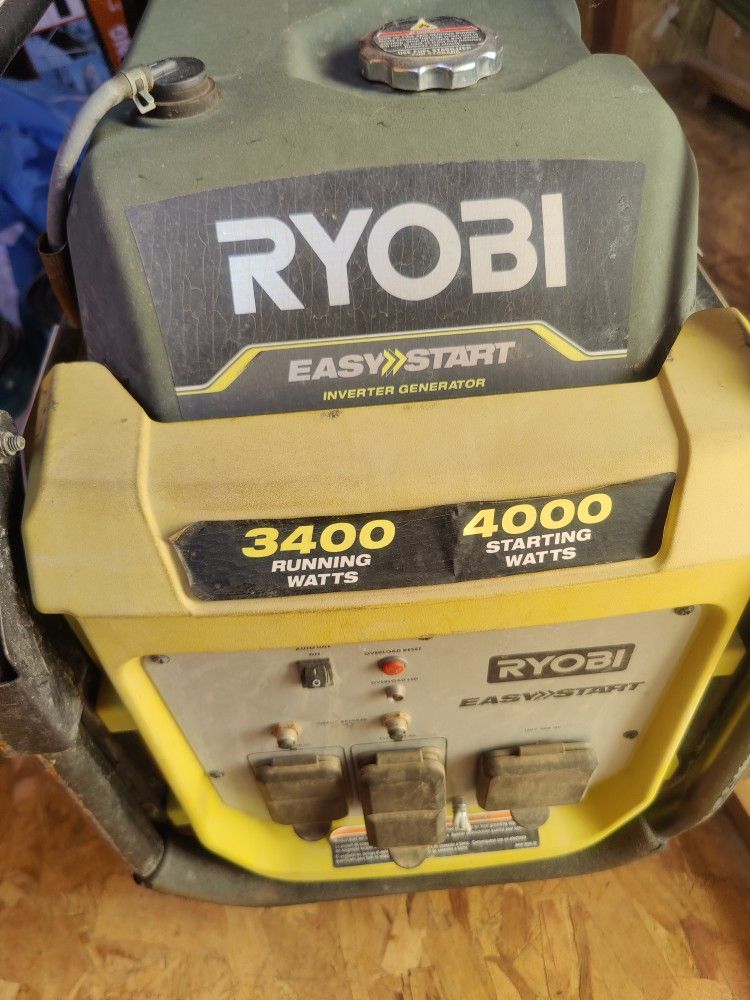 ryobi 4000 watt generator