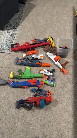 Nerf gun arsenal