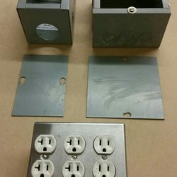 Electrical junction boxes and Multiple outlet