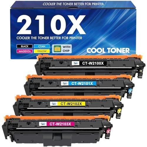 210X Toner Cartridges 4 Pack 4301fdw Compatible for HP 210X 210A 210 Toner Cartridges Replacement for HP Color Laserjet Pro MFP 4301fdw 4301fdn Pro 42