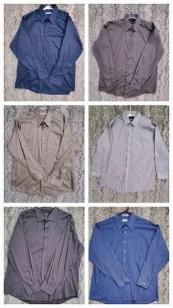 10 pieces Business Slacks and Dress Shirts all dry cleaned only