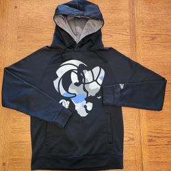 NEW ERA LOS ANGELES RAMS WOMEN'S HOODED SWEATSHIRT,  SIZE S