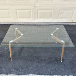 Small Glass Coffee Table 