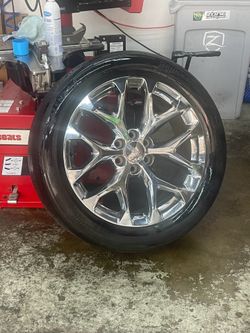 22” snowflake with Bridgestone tires