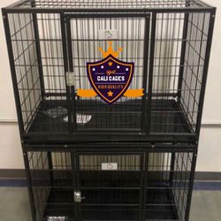 Double Stacked Dog Let Cage Kennel Size 37” Medium New In Box 📦 