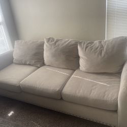 Cream White Sofa 