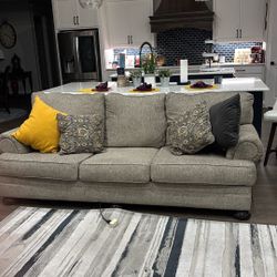 Ashley Furniture Stone colored Couch and Love Seat