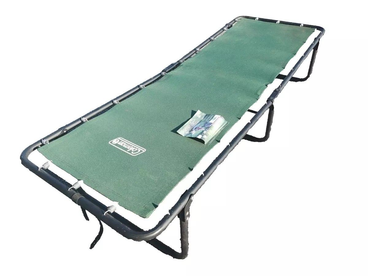 Coleman Ridgeline III Camping Cot 26" x 13" x 75" Green Foldable