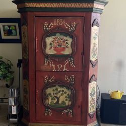 Armoire Hand Painted Beautiful 