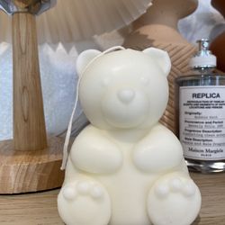 Teddy Bear Candle Aesthetic