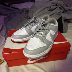 Nike Dunk Lows Gray Fog