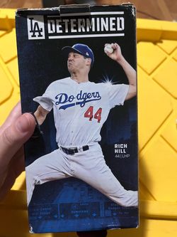 Rich Hill 2018 Los Angeles Dodgers Bobble Bobblehead SGA ~MLB box worn