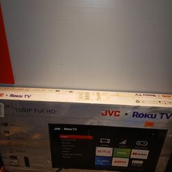 ** NEW JVC ROKU TV 49" 1080P FULL HD