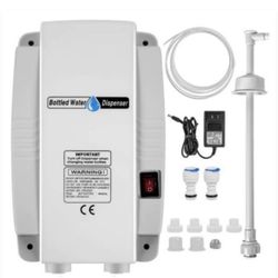 Bottled Water System 20 ft. Single Inlet Water Dispensing System with AC/DC Adapter for Ice Maker Water Dispensers