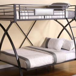 🔥BUNK BED WITH MATTRESS INCLUDED 🔥DELIVERY AVAILABLE FOR $40🔥